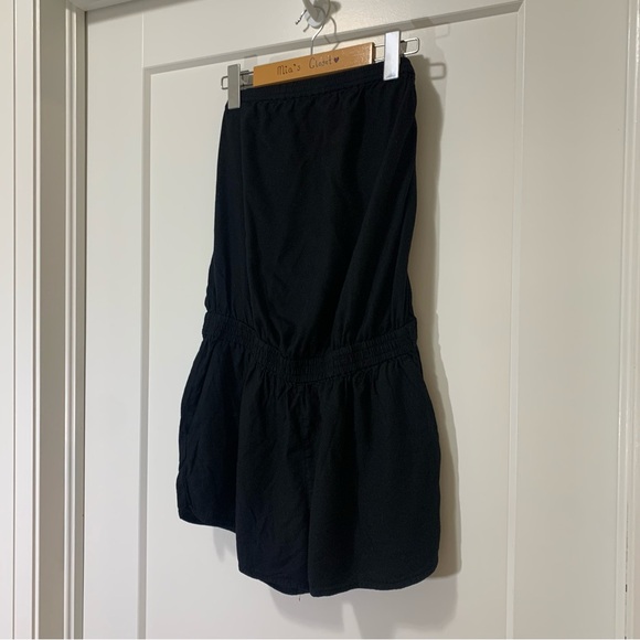 ARITZIA - Azure Skies - Black Romper with Pockets - Women’s M - Picture 4 of 9